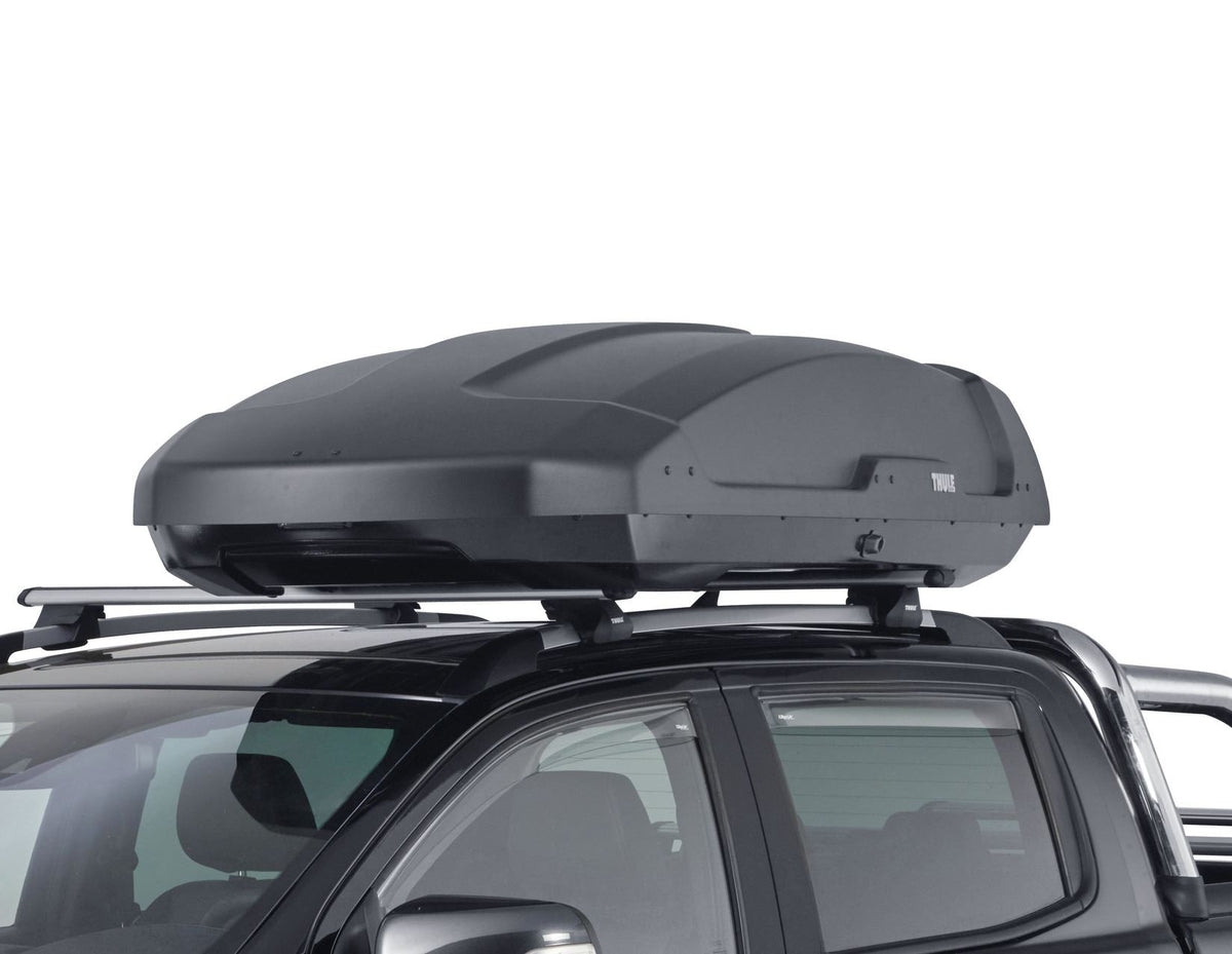 THULE* FORCE XT L 450L ROOF BOX LOCKABLE DUAL OPENING AEROSKIN MATT BLACK