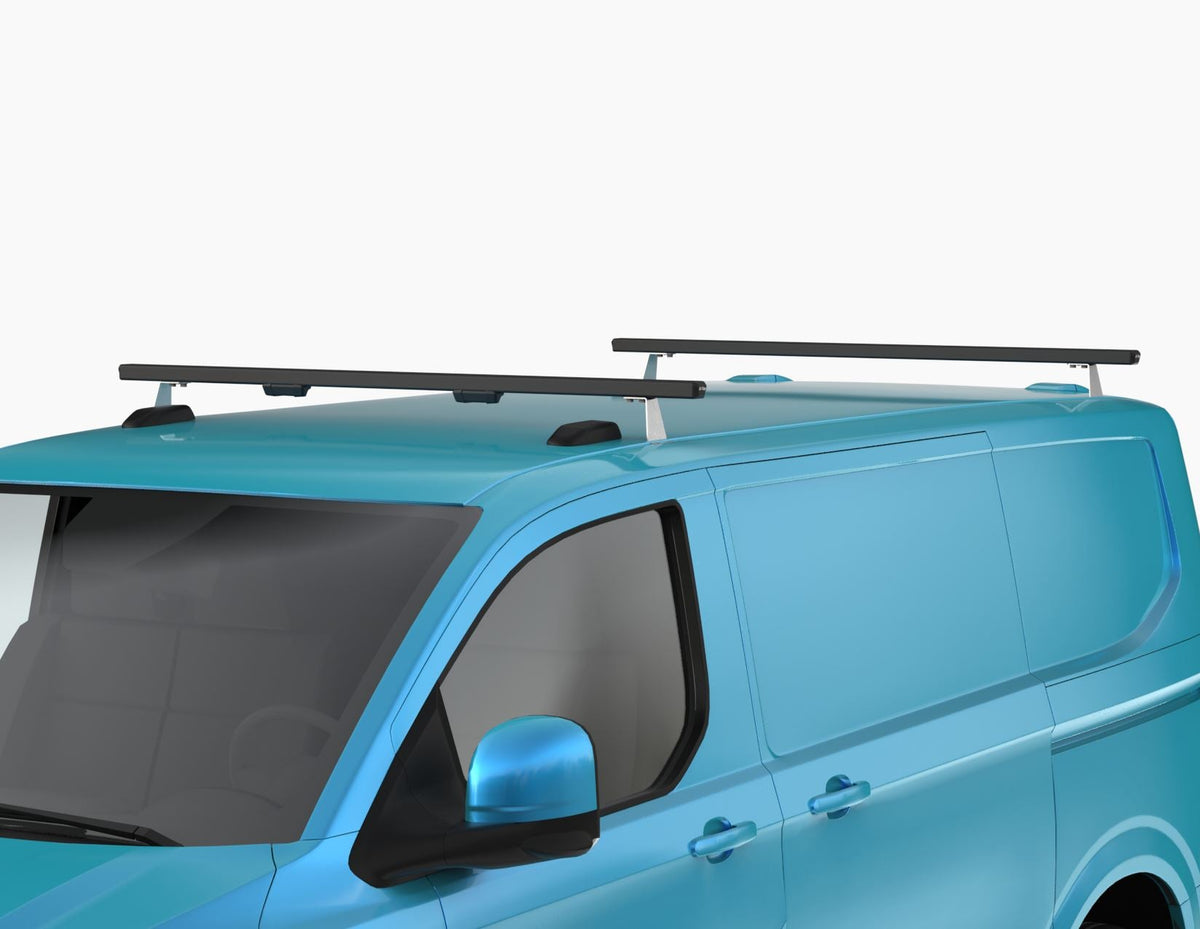 FORD TOURNEO/TRANSIT CUSTOM Q-TOP® (Q-TECH)* ROOF BASE CARRIER WITH SET OF 2 ROOF CROSSBARS
