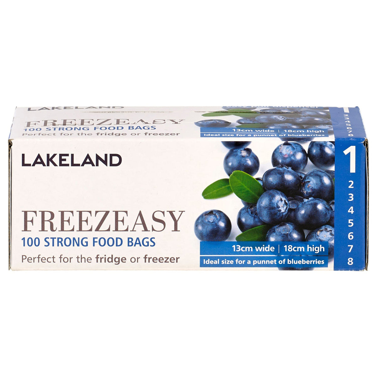 100 Flat Freezeasy Food Freezer Bags 13 x 18cm