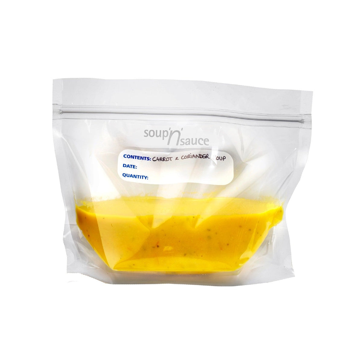 20 Soup n Sauce Press Seal Freezer Bags 1L
