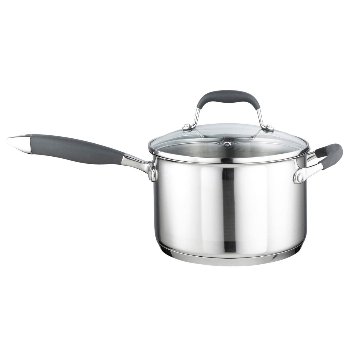 Lakeland Stainless Steel Lidded Saucepan 3.7L - 20cm
