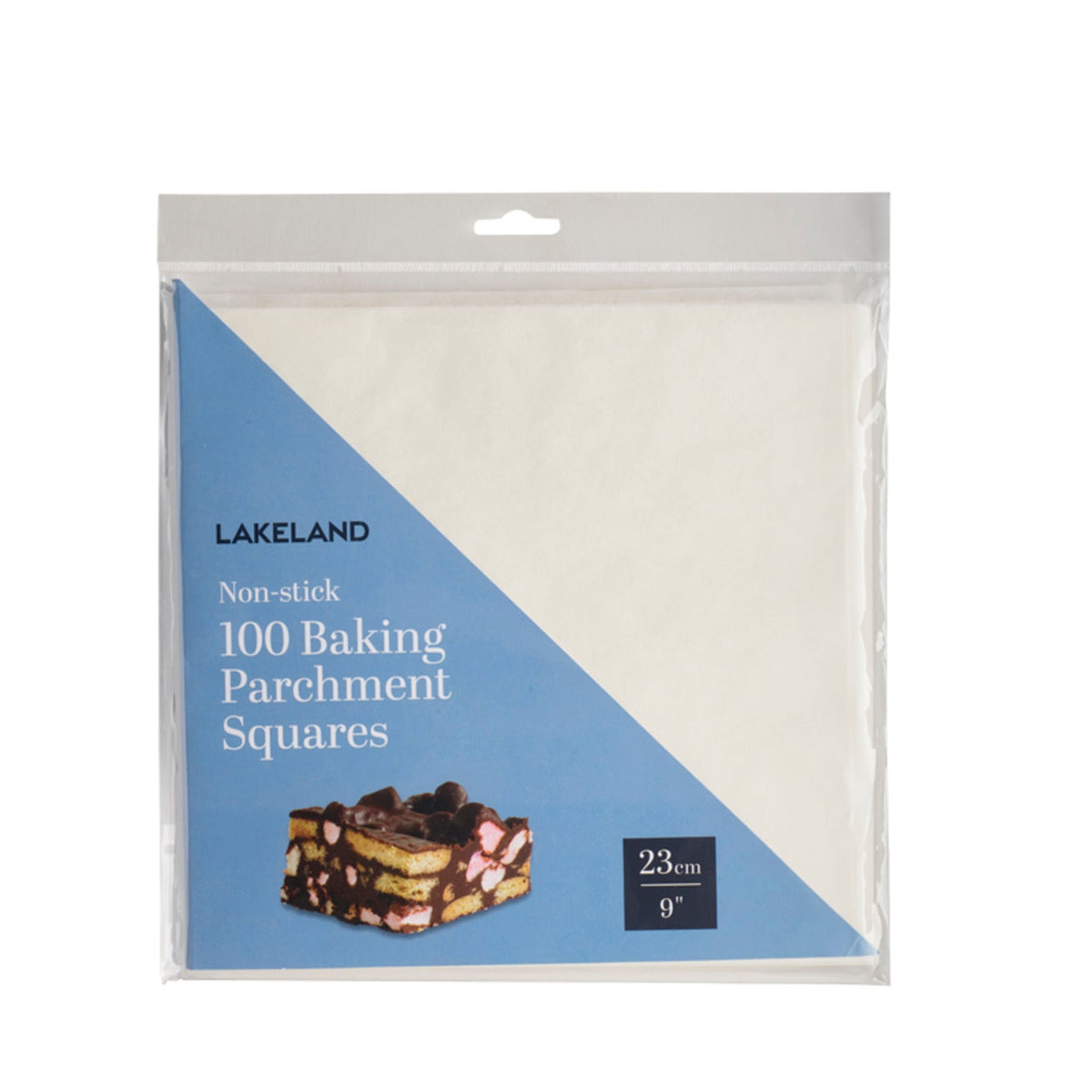 100 Baking Parchment Liner Paper Squares 23cm
