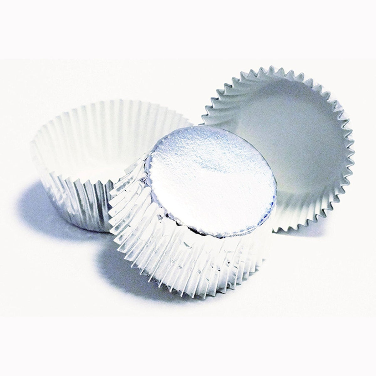 30 PME Greaseproof Cupcake Cases - Metallic Silver