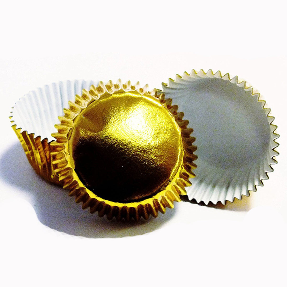 30 PME Greaseproof Cupcake Cases - Metallic Gold