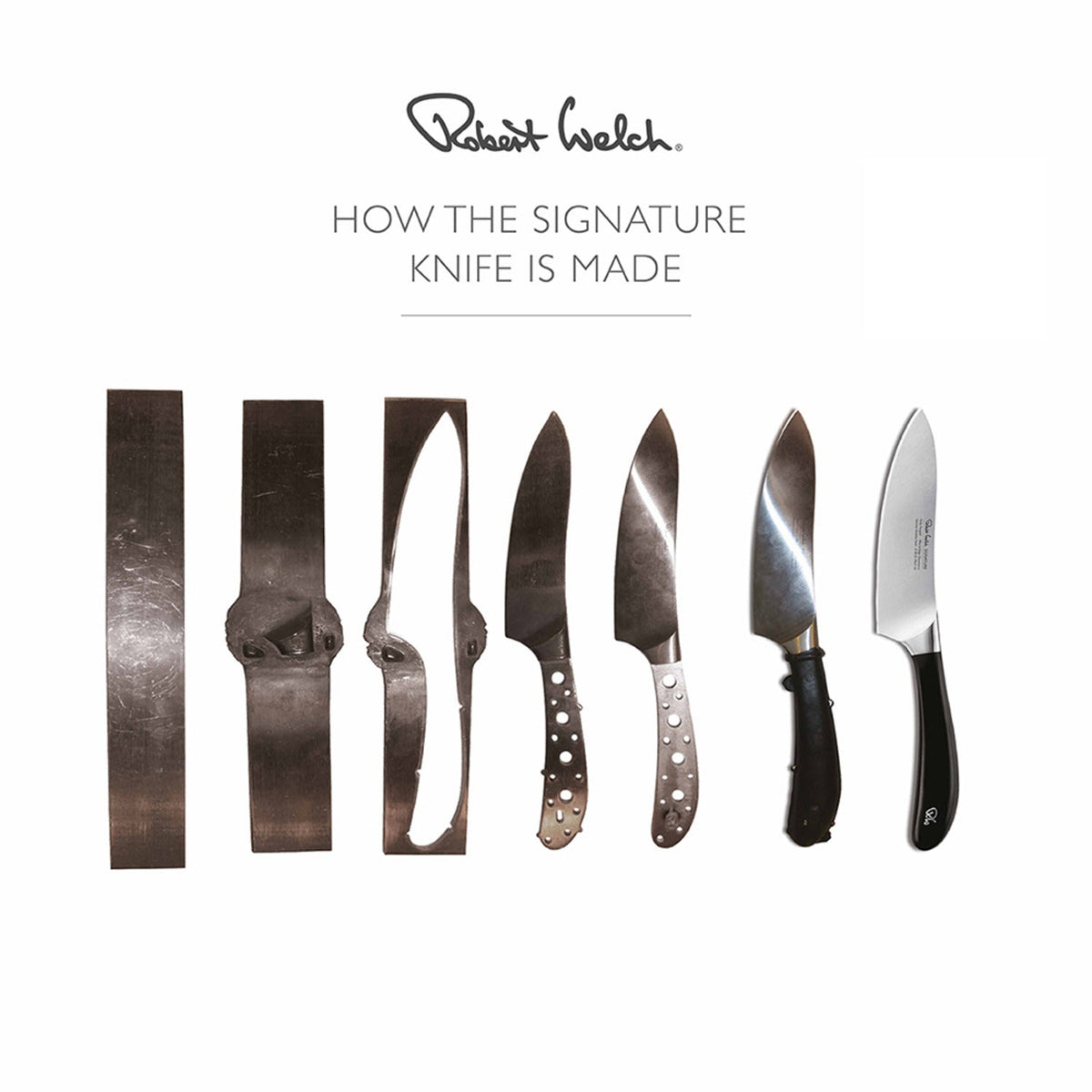 Robert Welch Signature Stainless Steel Kitchen Knife 12cm Blade