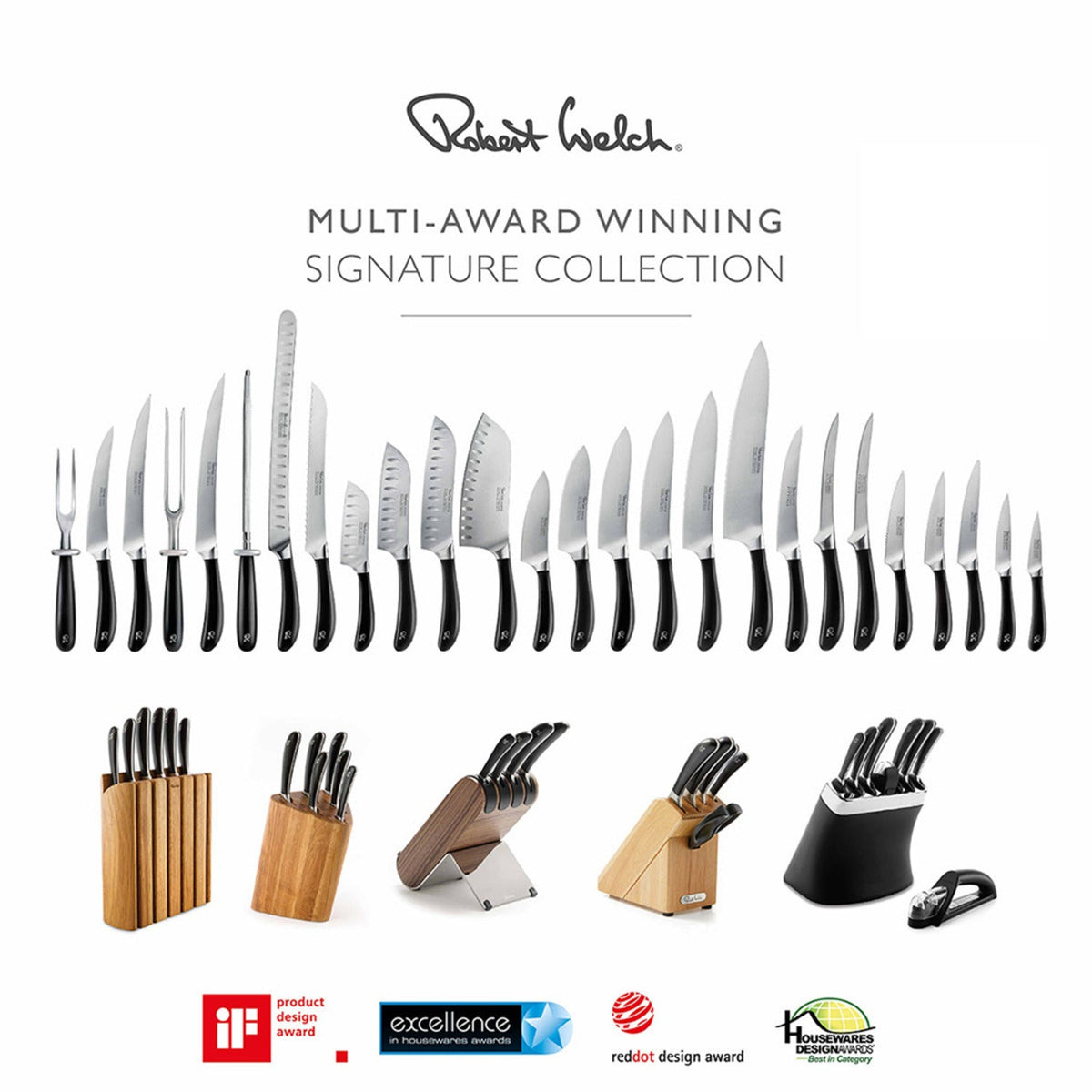 Robert Welch Signature Stainless Steel Kitchen Knife 12cm Blade