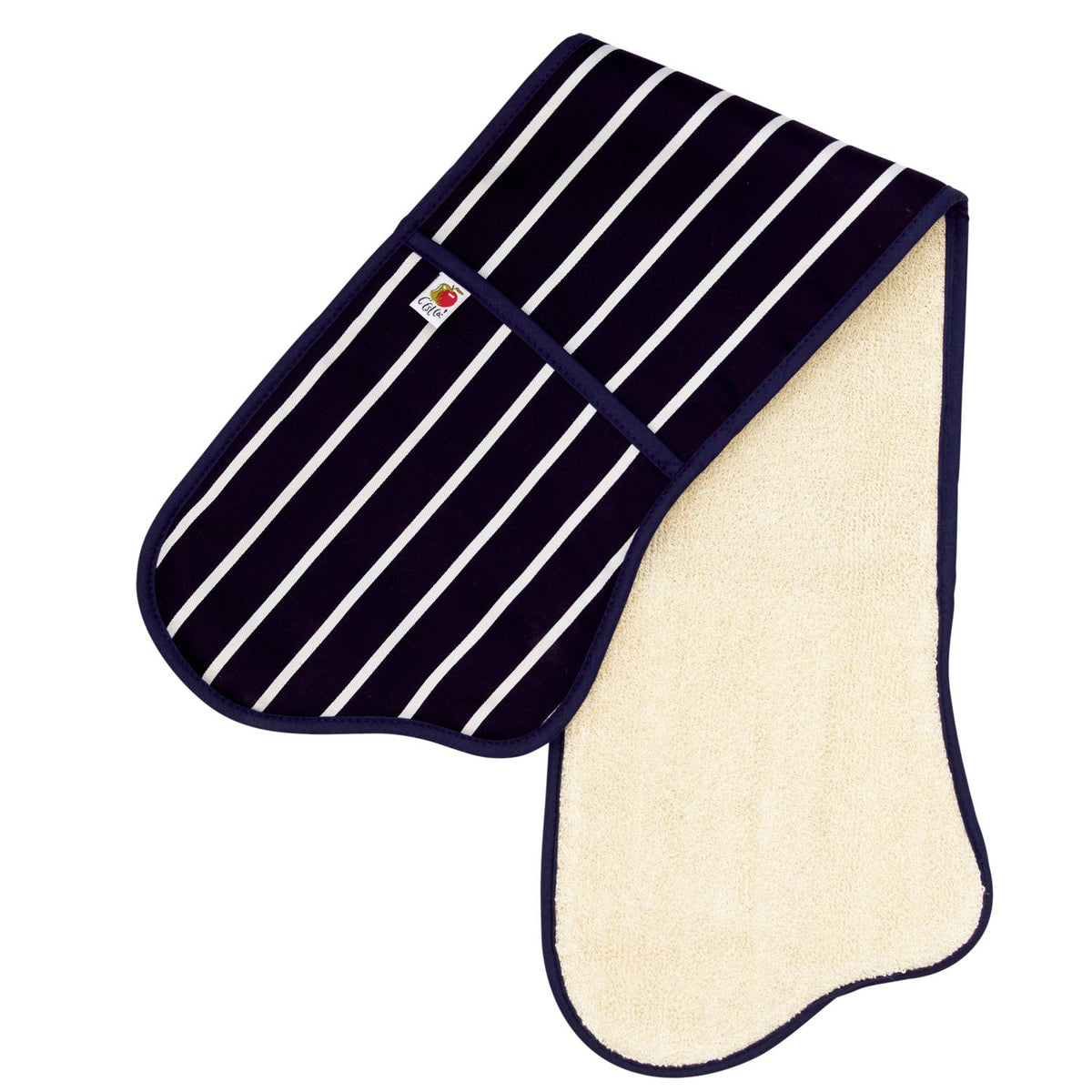 Traditional Butcher's Stripe Double Oven Glove