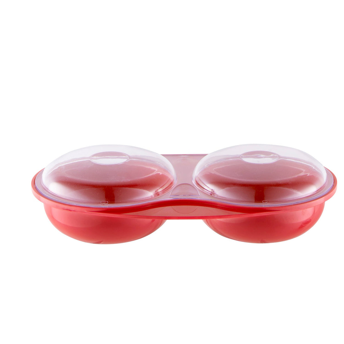 Red Microwave Duo Egg Poacher