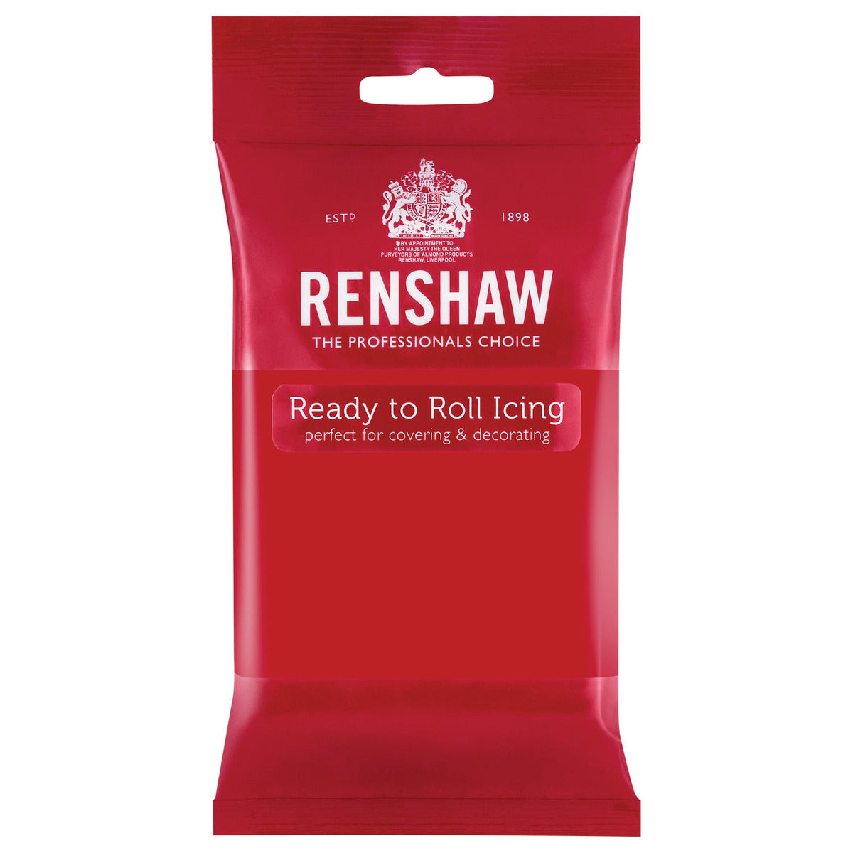 Renshaw Ready to Roll Coloured Icing - 250g Red