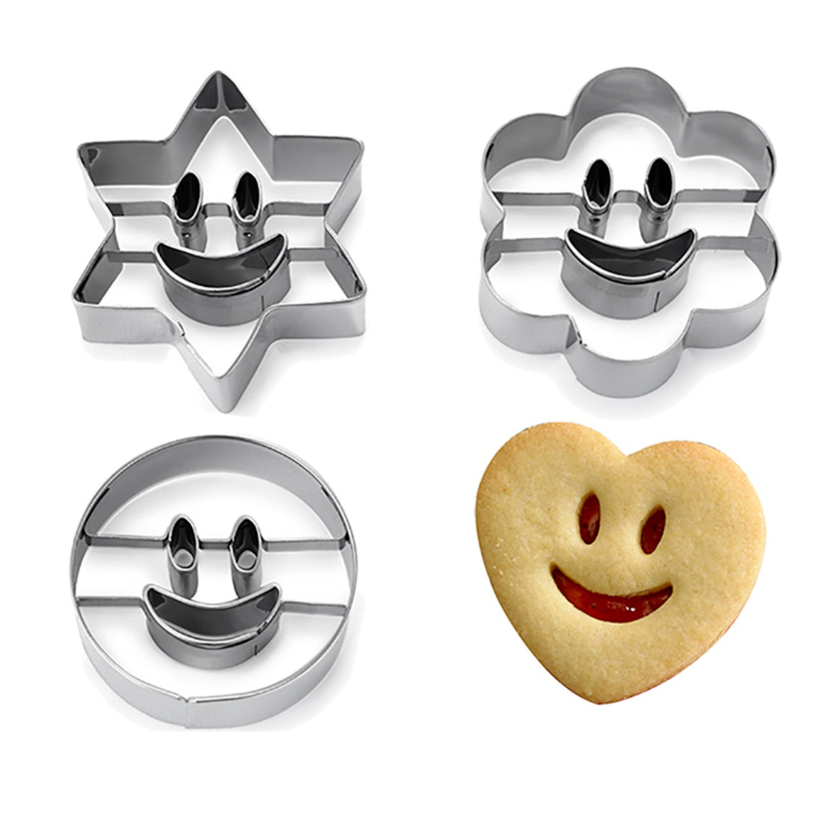 Smiley Faces Cookie Cutters