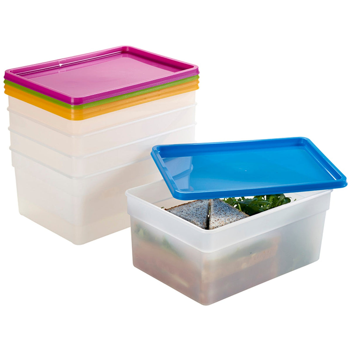 5 Stack a Boxes Food Storage Containers 2.5L