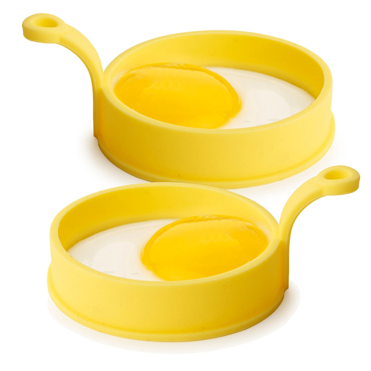 2 Silicone Fried Egg Round Cooking Rings