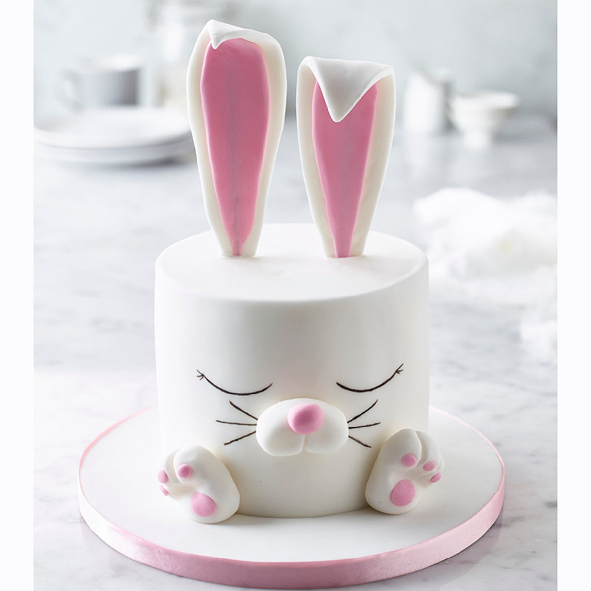 Renshaw Ready Rolled Icing Circle - 450g White - For 20cm Cakes