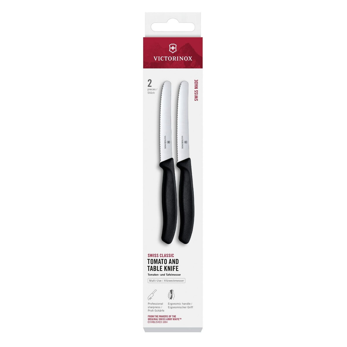 Victorinox Swiss Classic Serrated Tomato and Table Knife Set