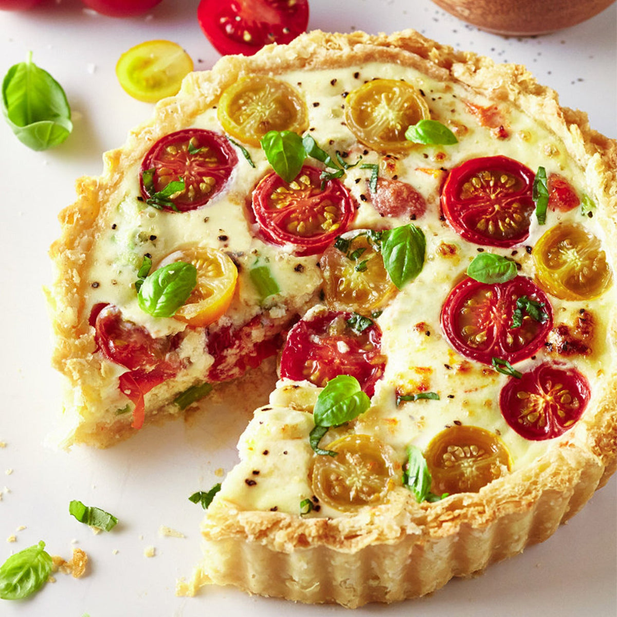 PerfoBake Loose Based 18cm Perforated Quiche Tin