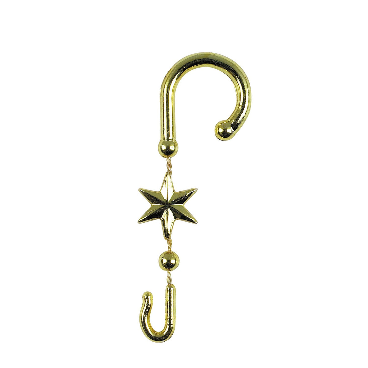 Gold Christmas Tree Bauble Hooks