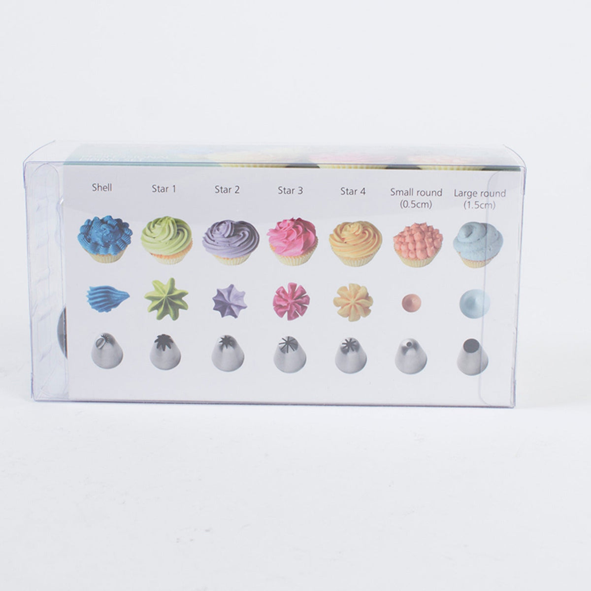 Professional Piping Set - 7 Nozzles and 1 Piping Bag