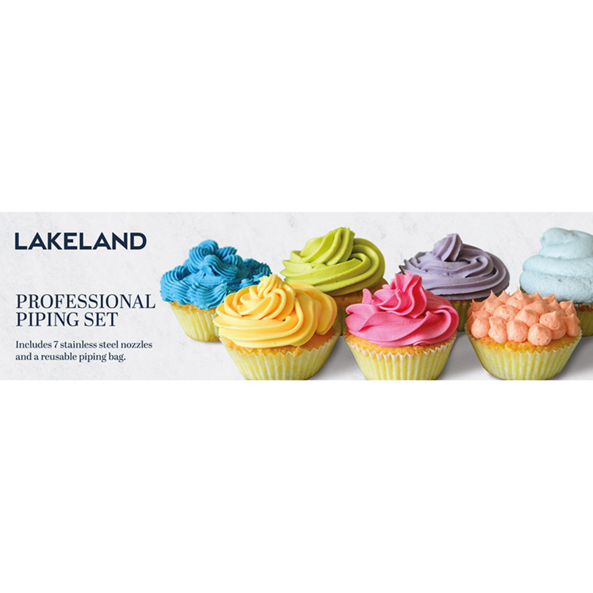 Professional Piping Set - 7 Nozzles and 1 Piping Bag