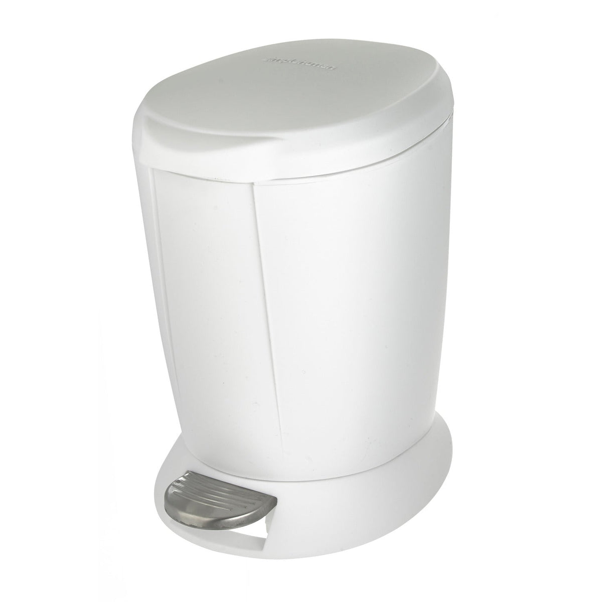 simplehuman Bathroom Waste Pedal Bin - White 6L