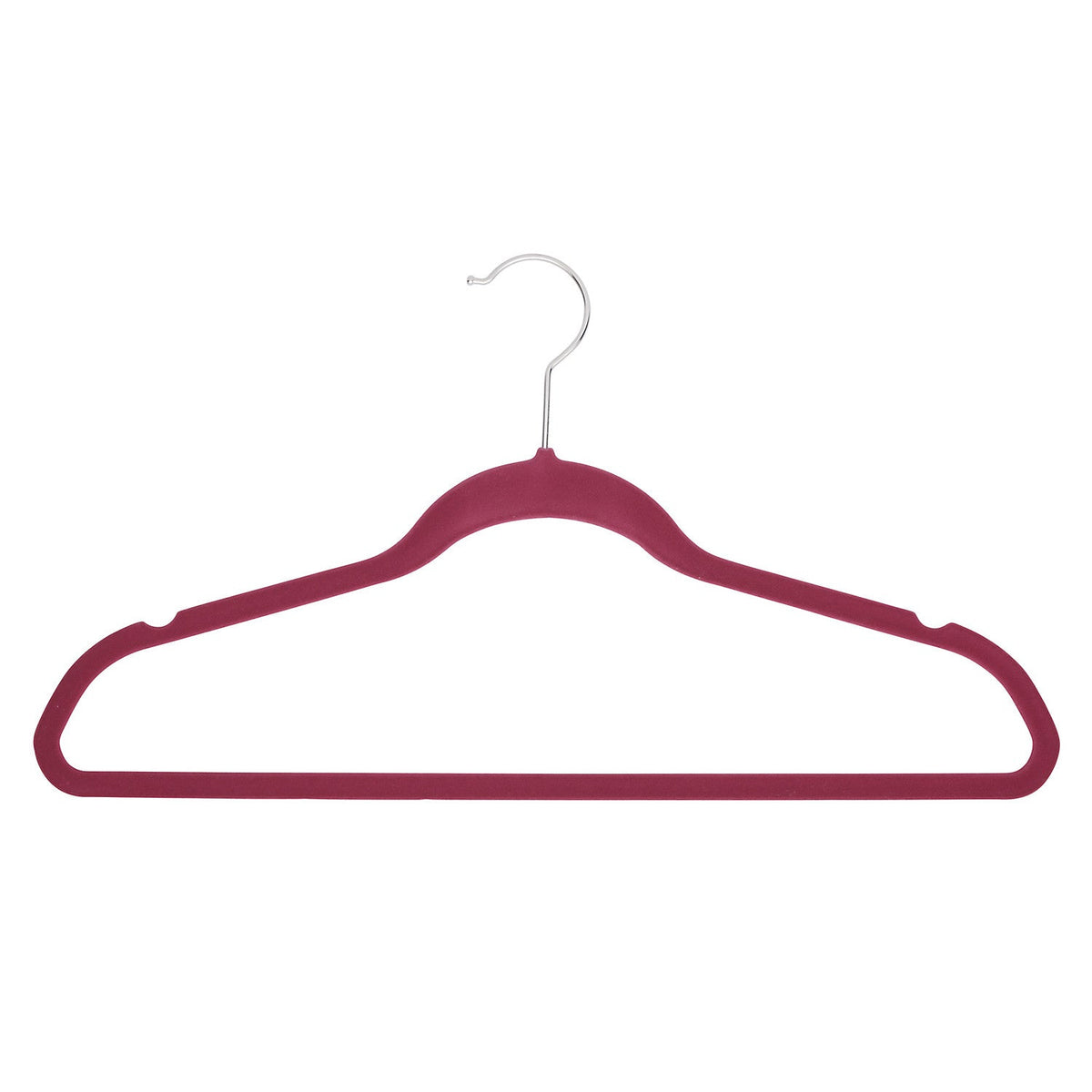 4 Slim Non-Slip Hangers in Berry