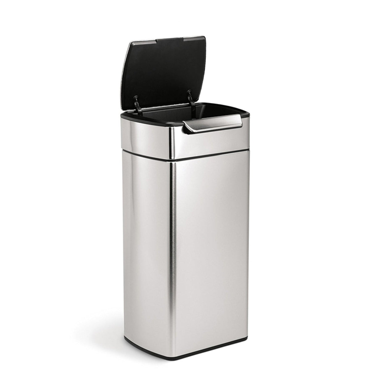simplehuman Touch Bar Kitchen Waste Bin - Silver 30L