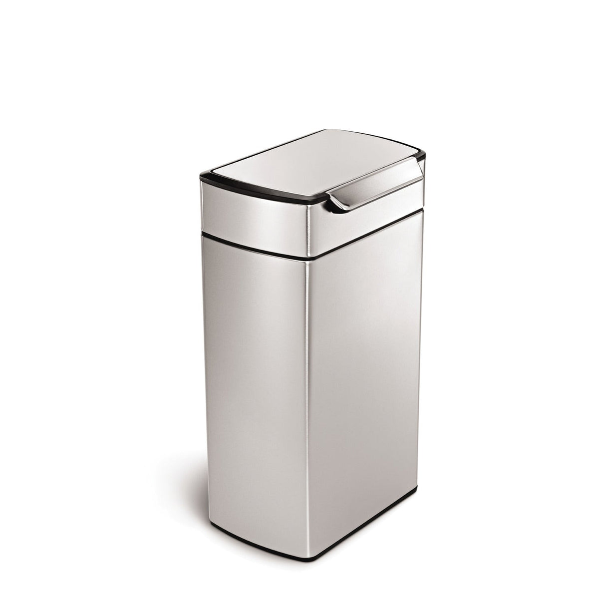 simplehuman Touch Bar Kitchen Waste Bin - Silver 40L