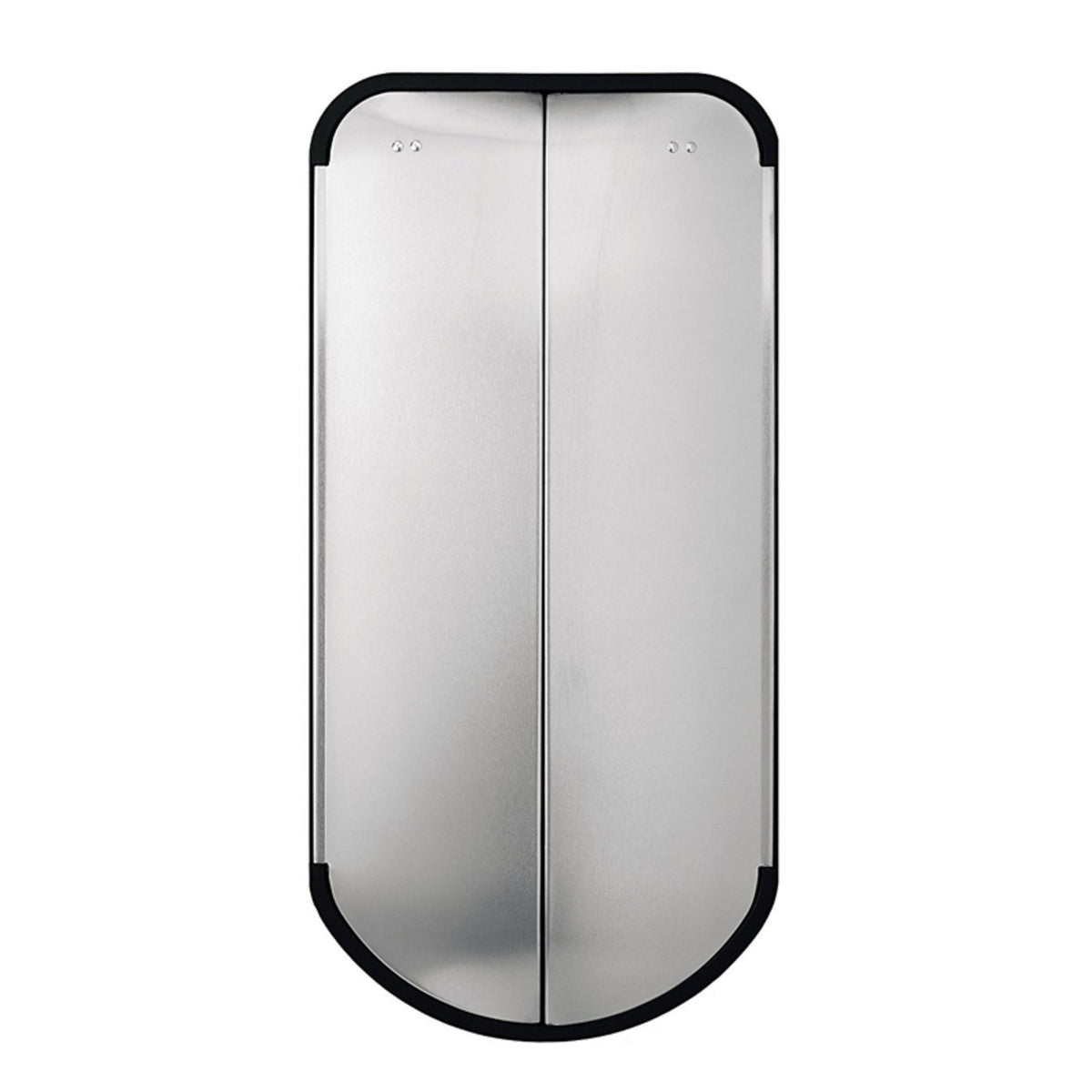 simplehuman Butterfly Lid Kitchen Recycler Pedal Bin - Silver 40L