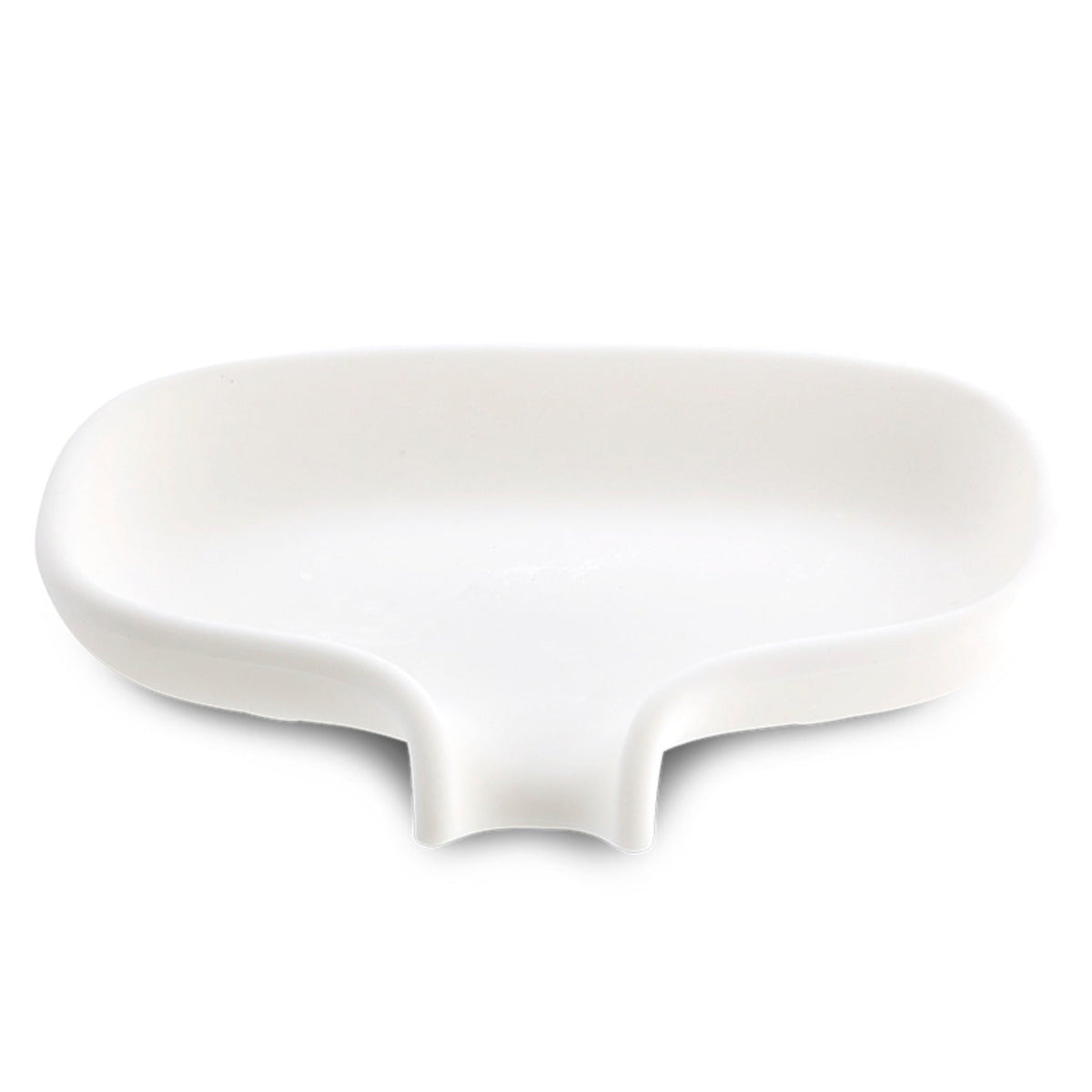 Silicone Soap Saver Dish With Draining Spout
