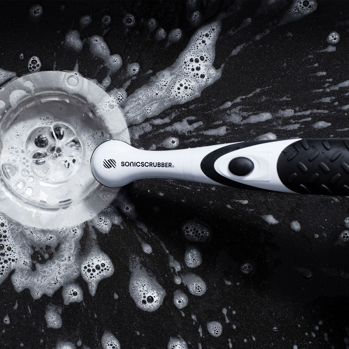 SonicScrubber Cleaning Tool with 4 brushes