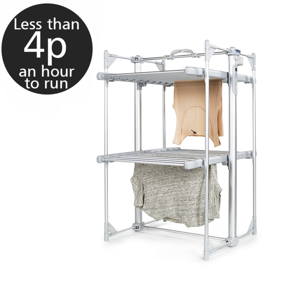 Dry:Soon Mini Deluxe 2-Tier Heated Airer