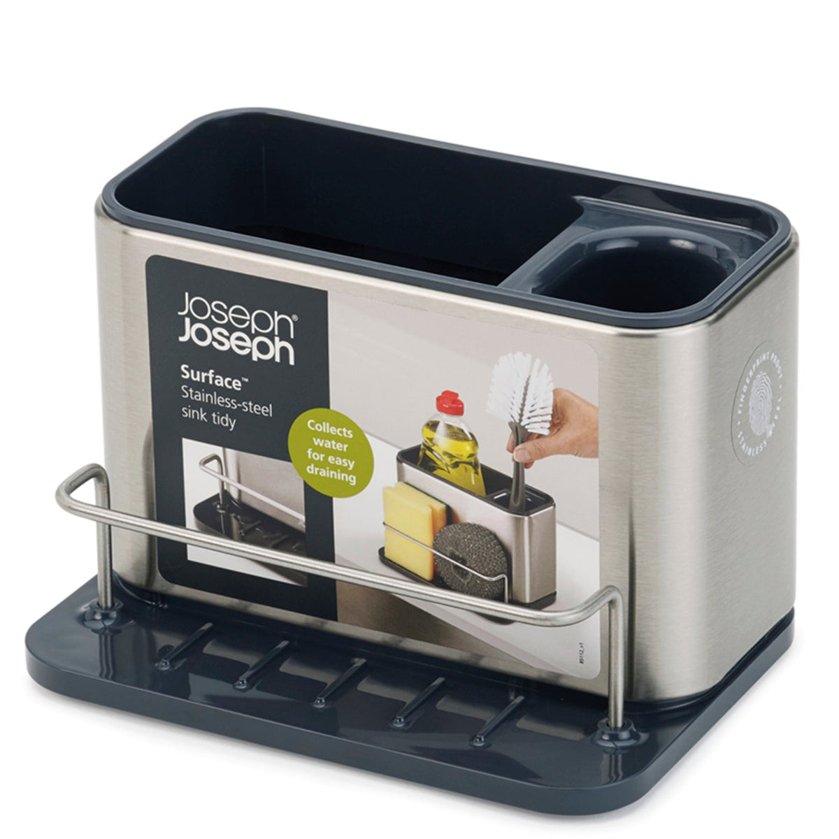Joseph Joseph Surface Stainless Steel Sink Tidy