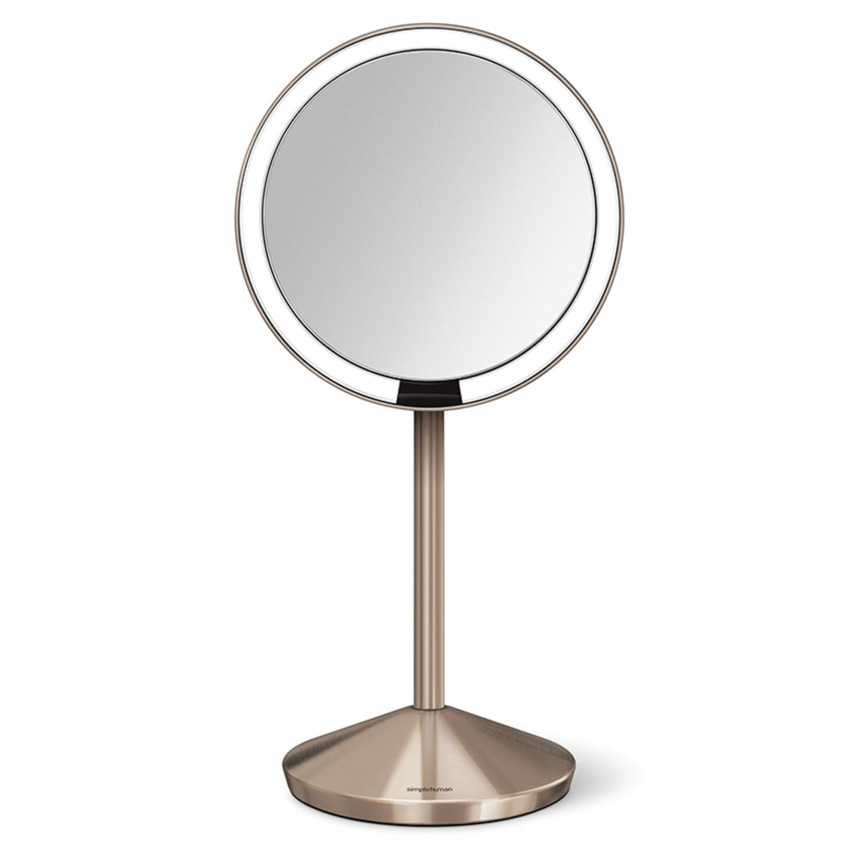 simplehuman Mini Sensor Magnifying Mirror Rose Gold