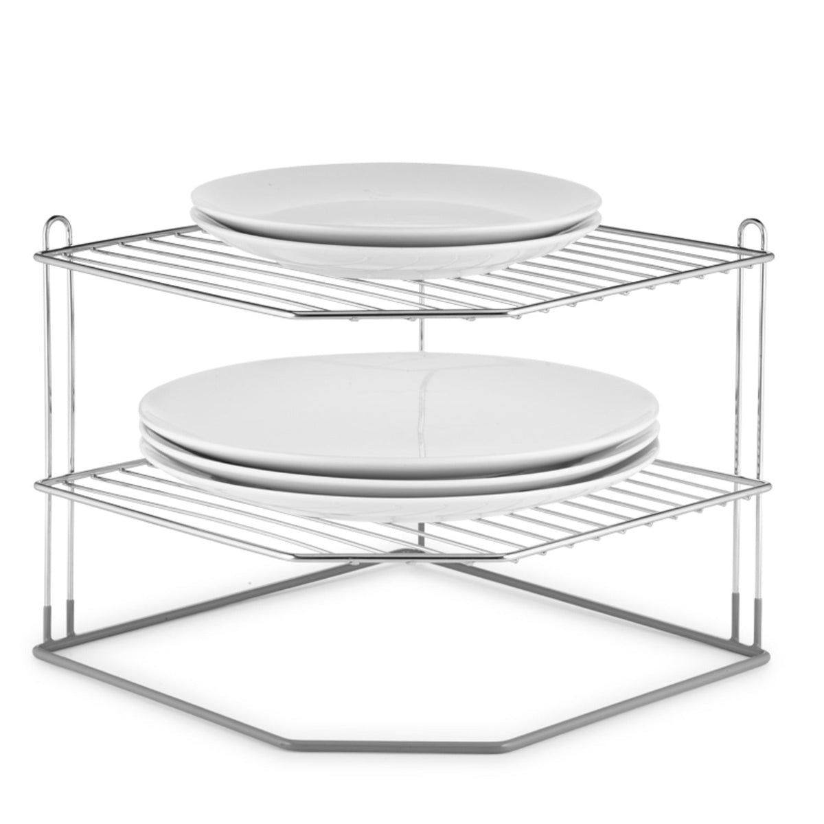 Lakeland Chrome Plated Corner Plate Rack