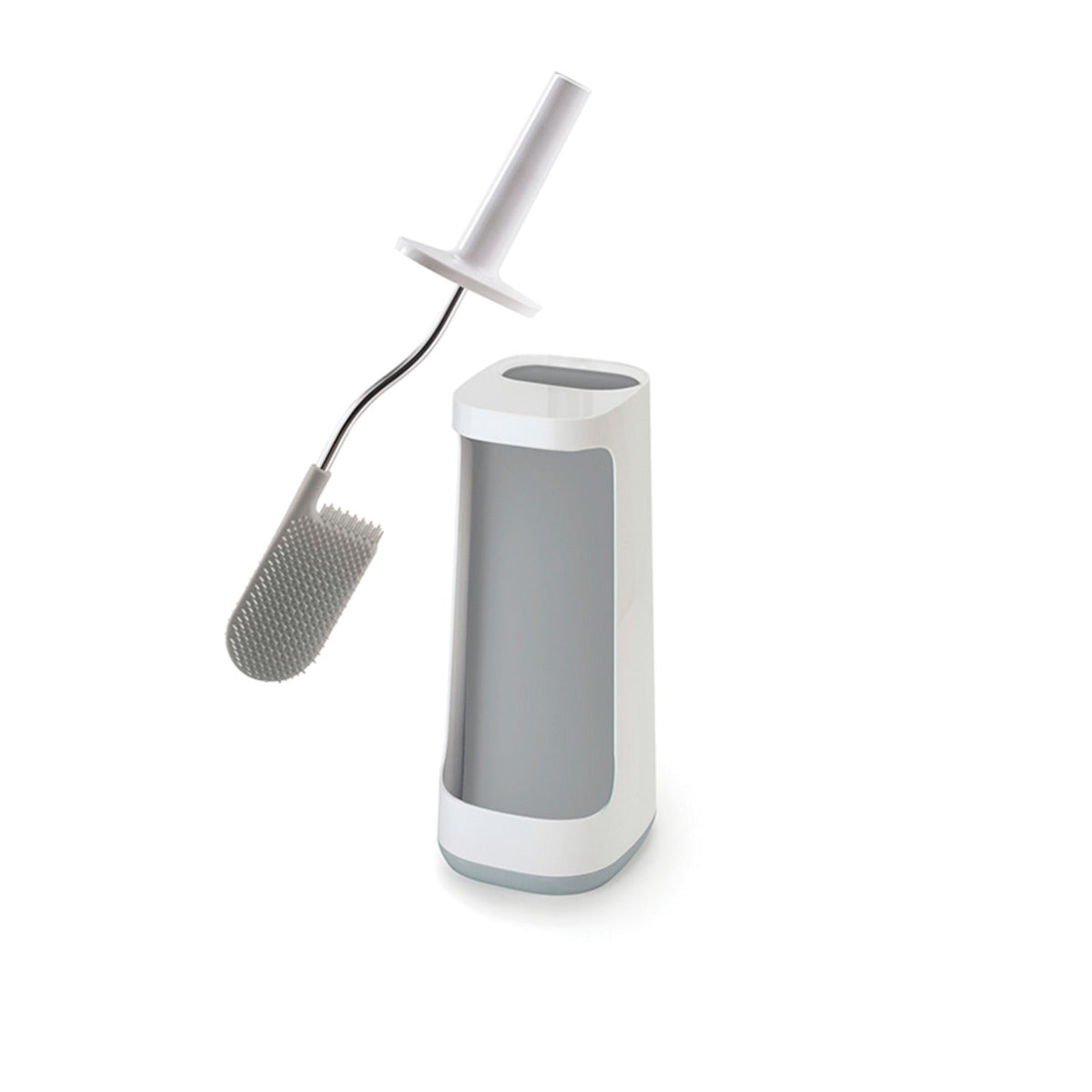 Joseph Joseph Flex Plus Toilet Brush with Storage Caddy Grey