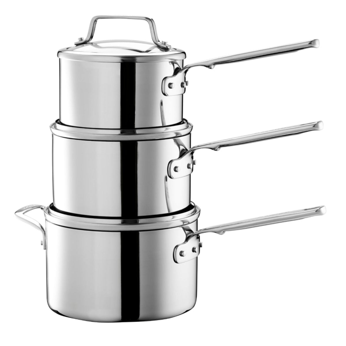 Anolon Authority Multi-Ply Clad Lidded 3pc Pan Set