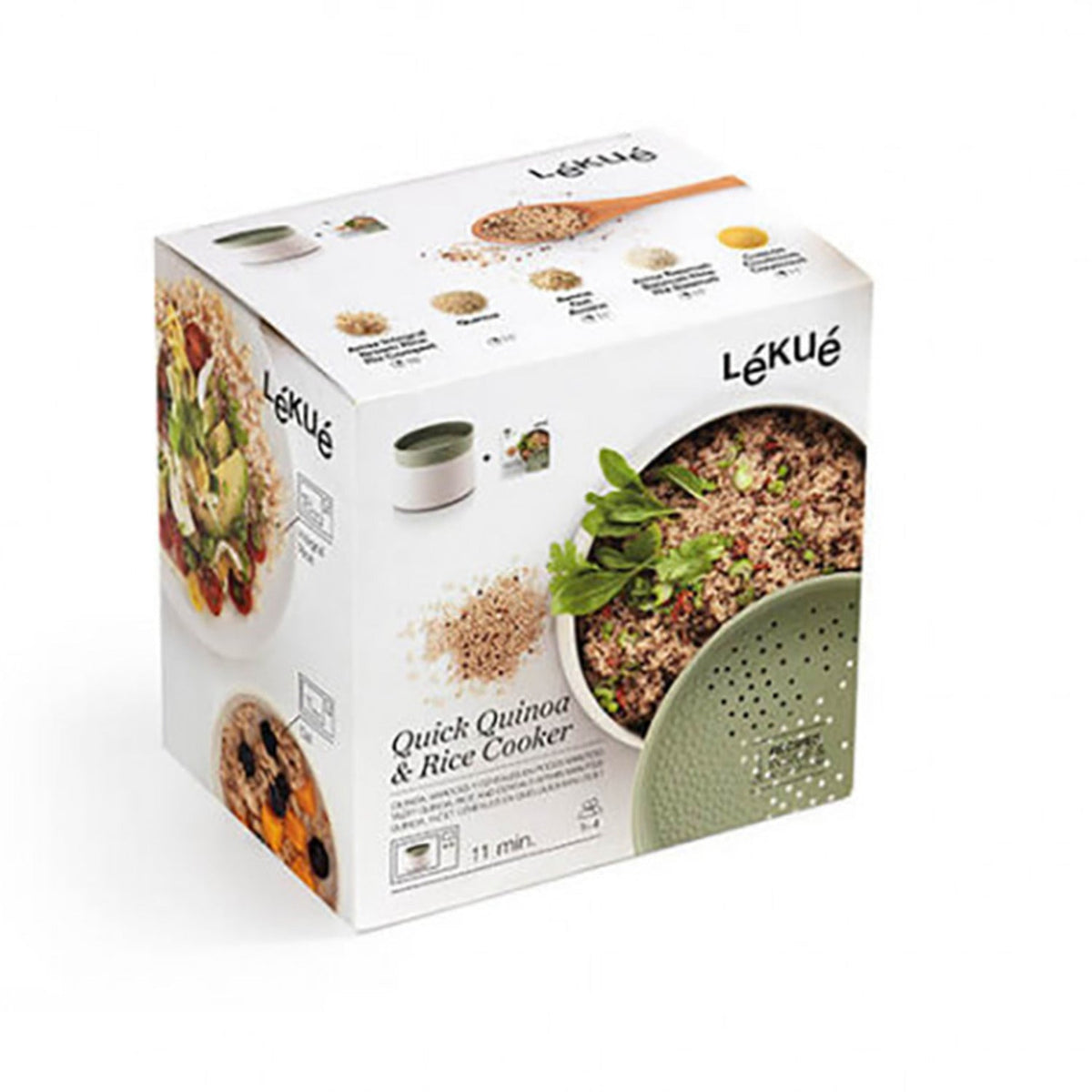 Lékué Quick Quinoa and Rice Cooker