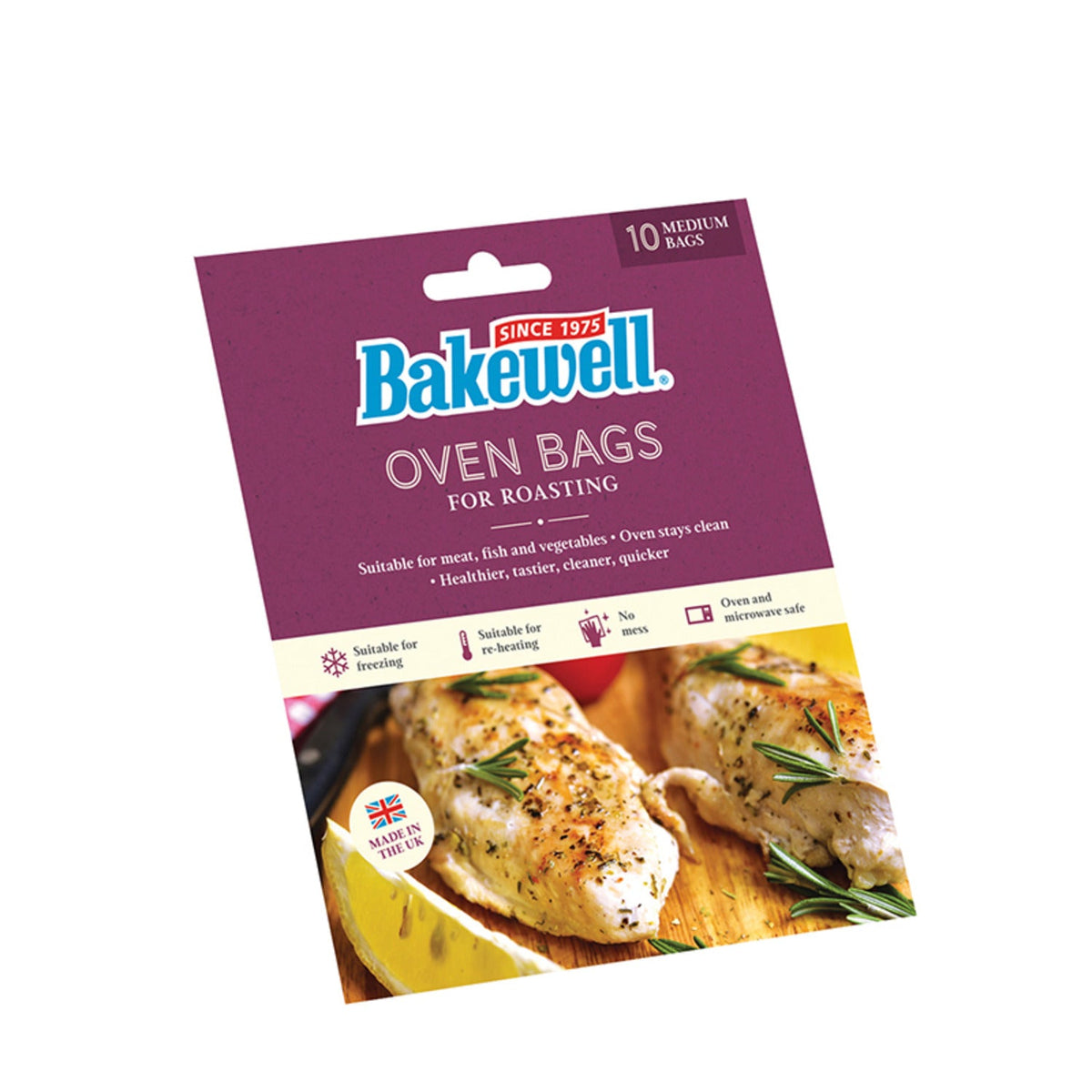 10 Bakewell Oven Bags for Roasting 25 x 38cm – Medium