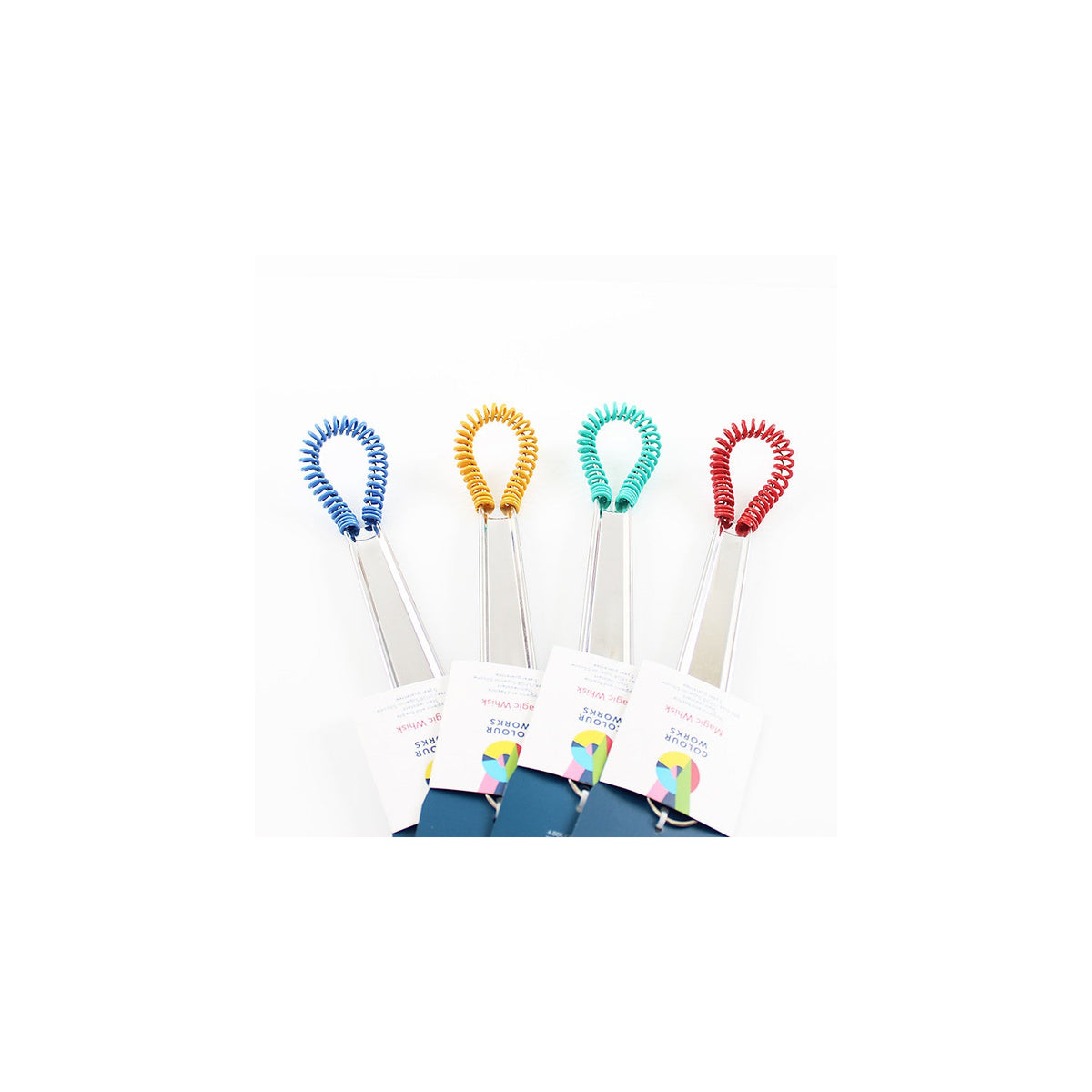 Colourworks Silicone-Coated Mini Whisk – Colours Vary