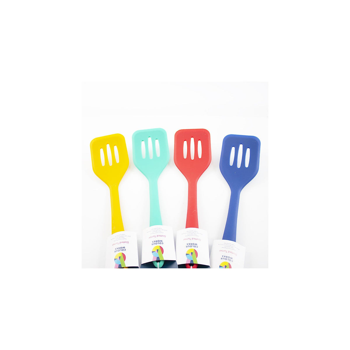 Colourworks Silicone Slotted Turner – Colours Vary