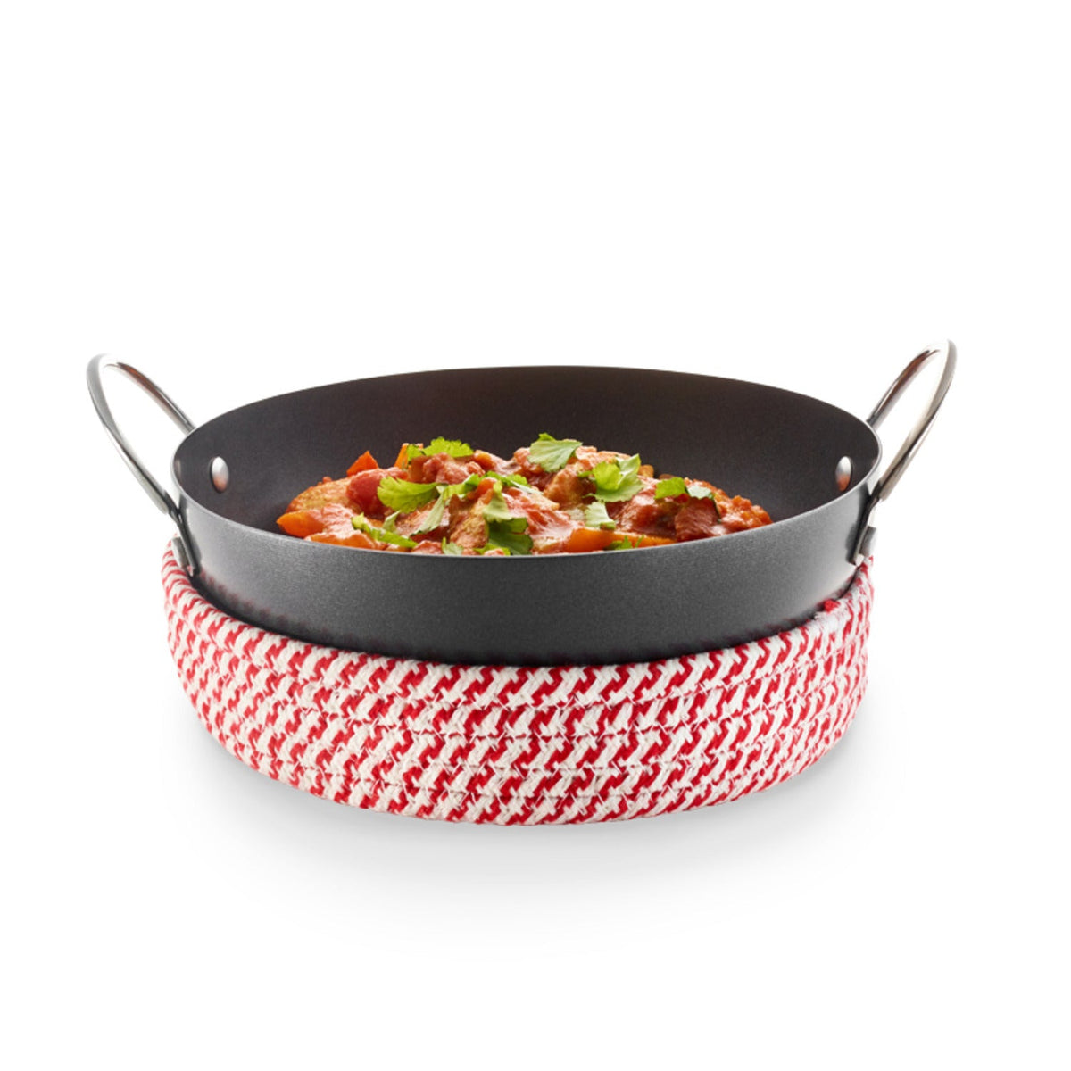 Prue’s World 20cm Karahi Cooking Dish with Serving Basket