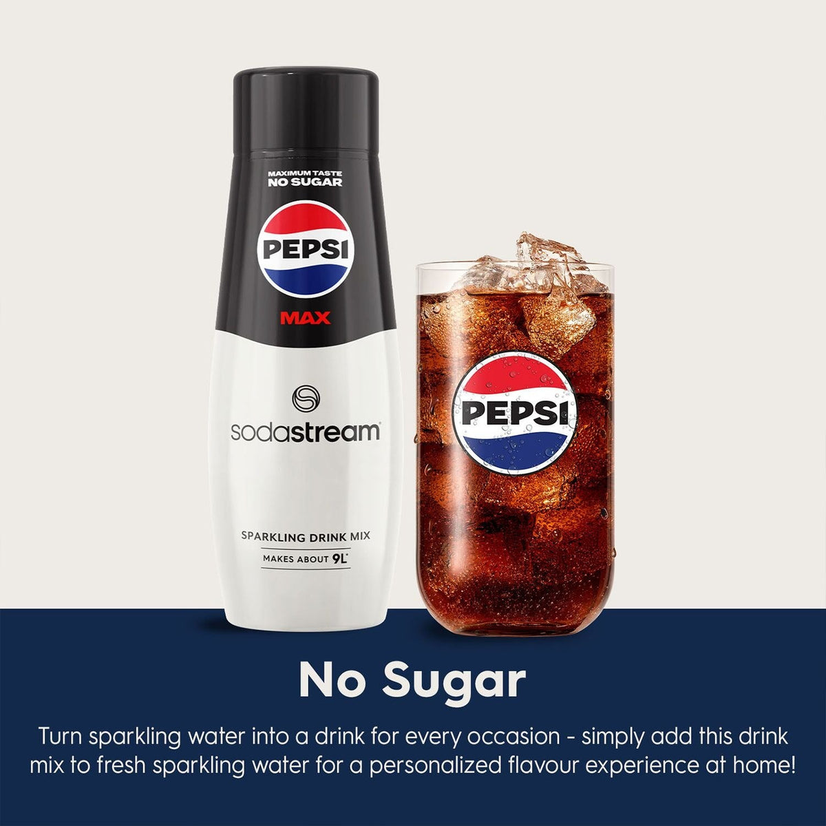 SodaStream Pepsi Max Sparkling Drink Mix 440ml