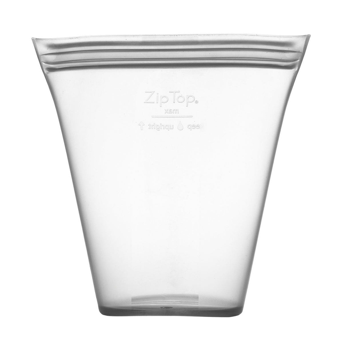 Zip Top Reusable Silicone Food Container Large Cup 710ml