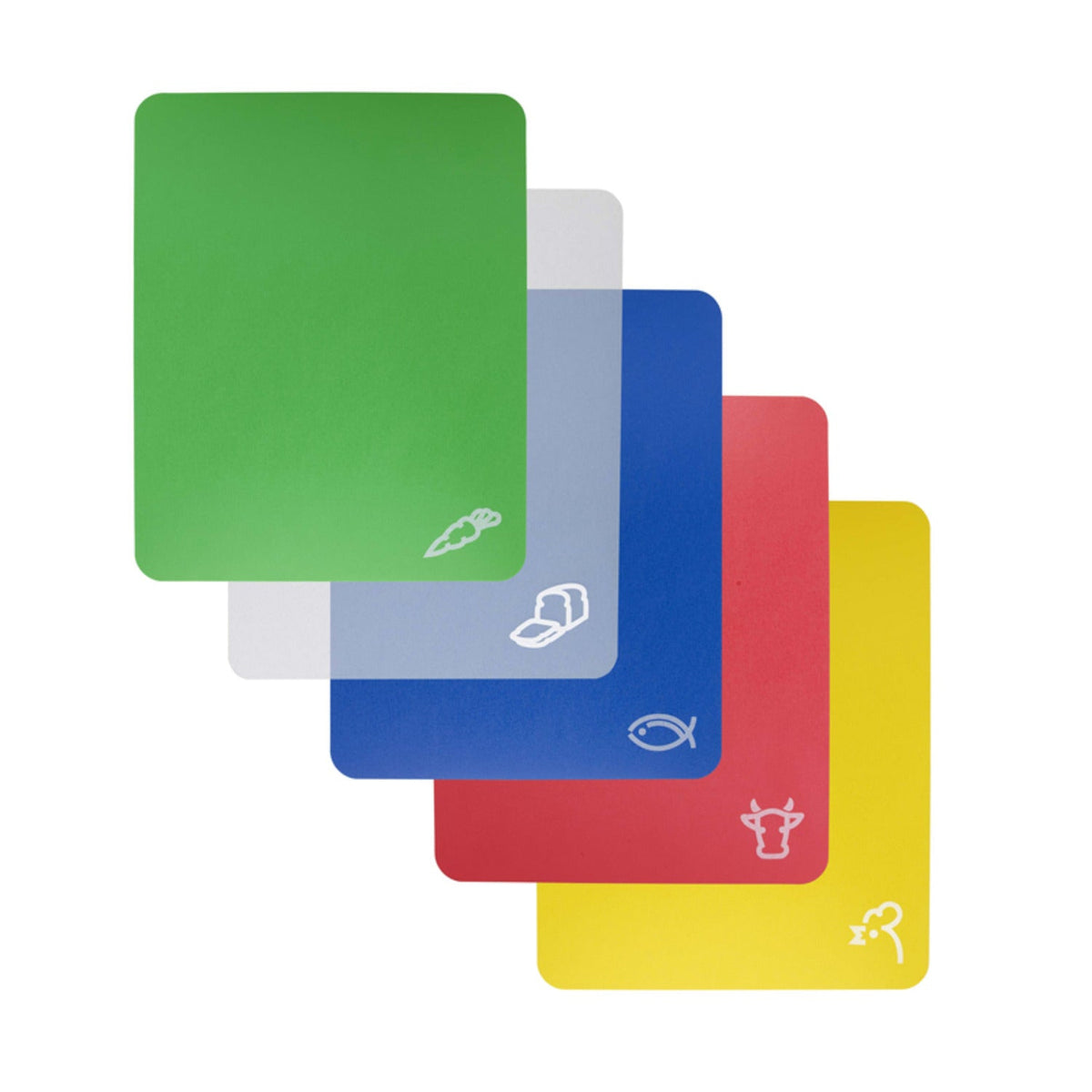 5 Colour-Coded Fleximats