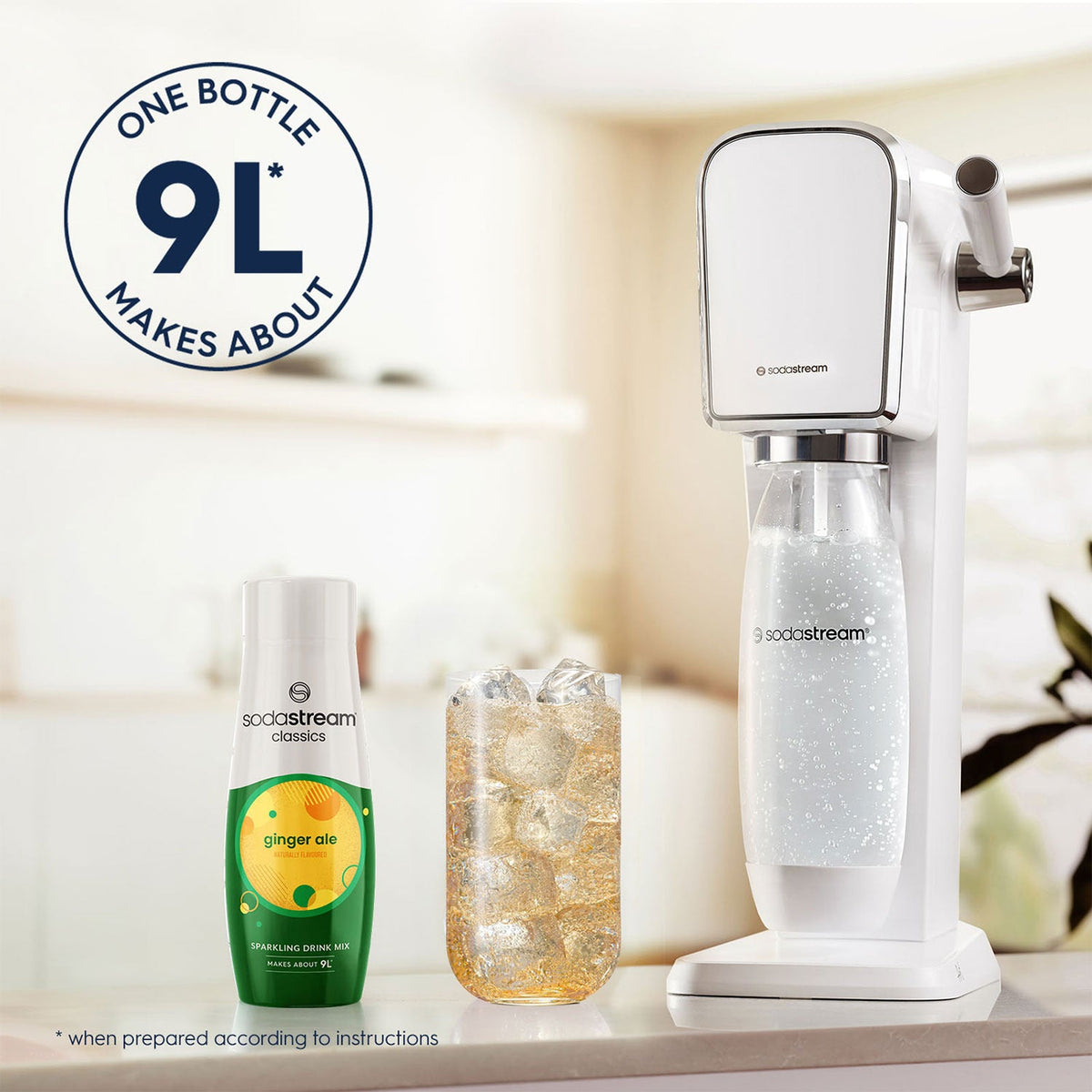 SodaStream Classics Ginger Ale Sparkling Drink Mix 440ml