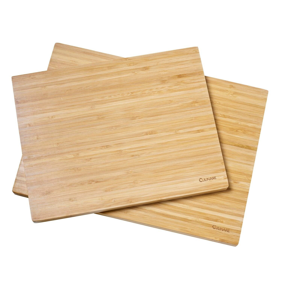 Culinare Naturals Bamboo 2-piece Chopping Board Set