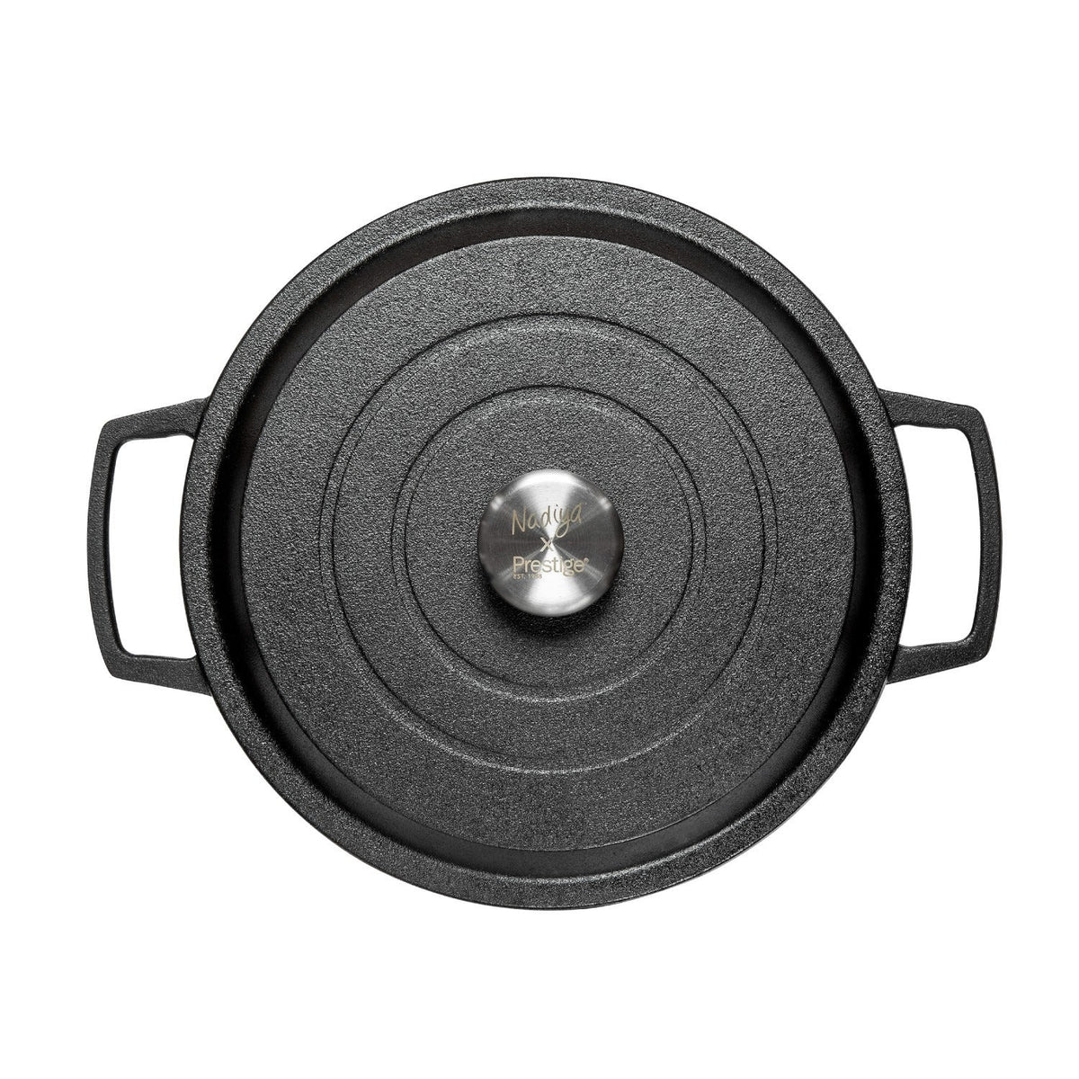 Prestige Nadiya Loves Cast Iron Lidded Casserole Dish 4.5 Litre