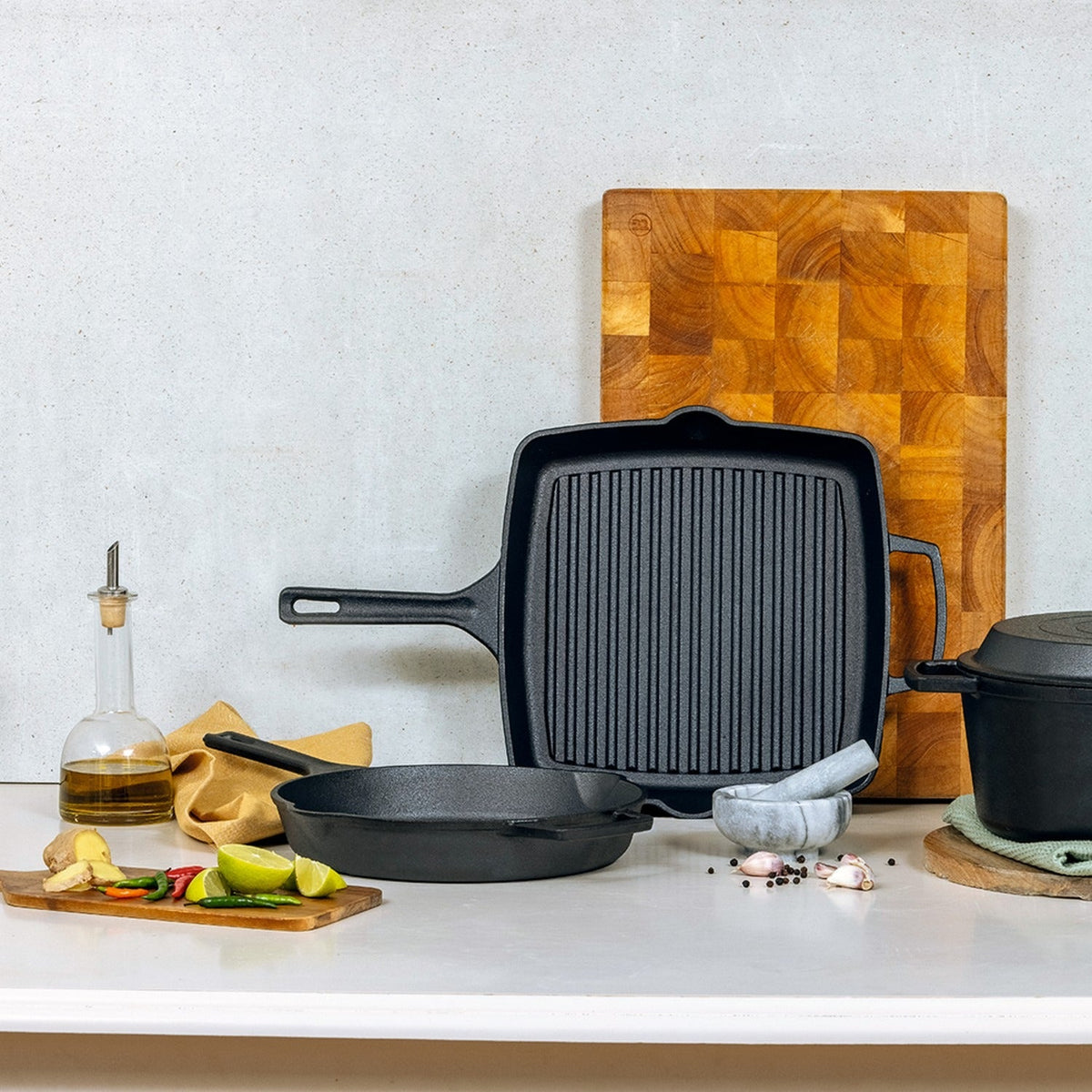 Prestige® Nadyia Loves 25cm Cast Iron Frying Pan 25cm