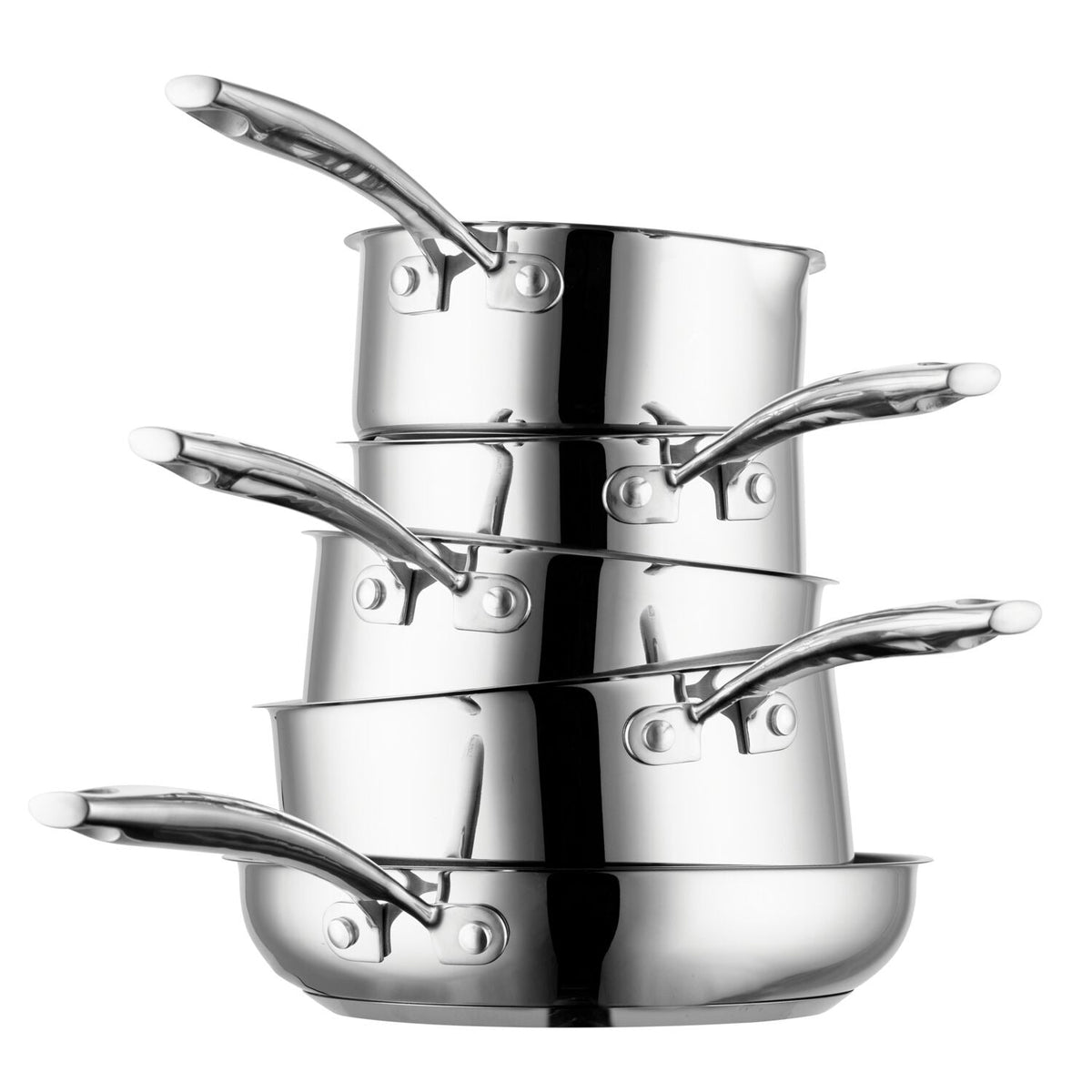 Lakeland 5-Piece Stainless Steel Pan Set