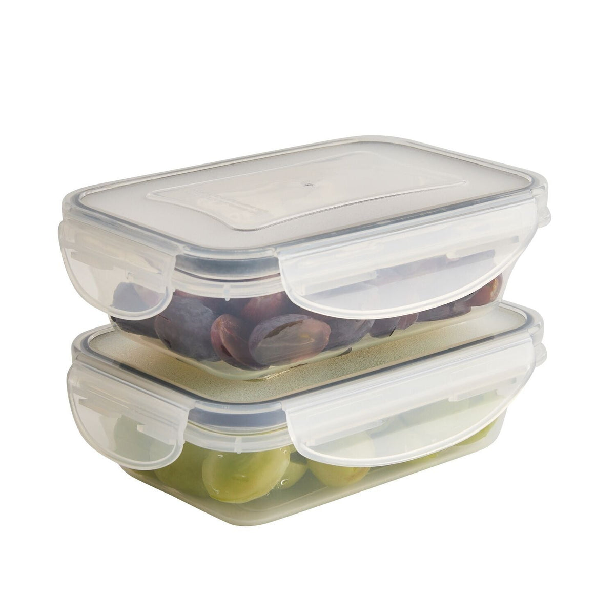 2 Lakeland Clip Food Storage Boxes 400ml