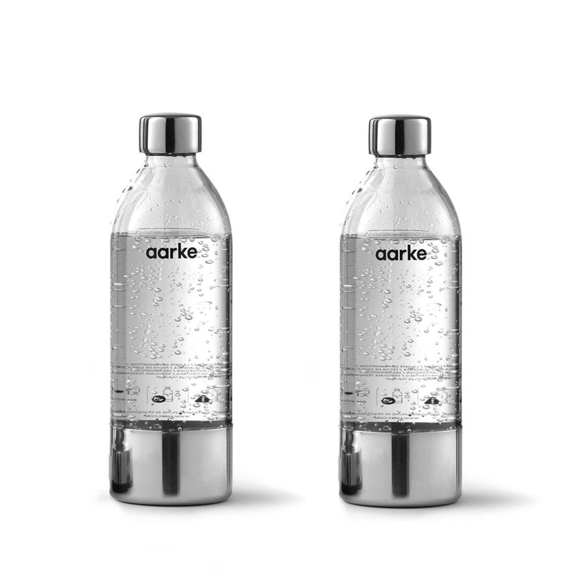 2 Aarke Carbonator Bottles 1L